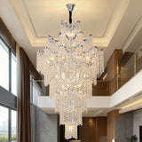 New Style French-Style High-End Modern Crystal Chandelier For Duplex Floor Living Room Villa High-Ceiling Staircase Chandelier