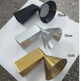 Italian Designer's Minimalist Aluminum Bedside Wall Lamp Corridor Staircase Background Wall Conical Geometric Warm Wall Lamp