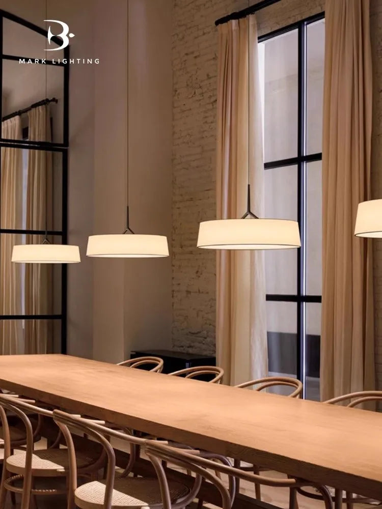 Modern Designer Fabric Pendant Light For Dinning Room Nordic Pendant Lamp Bedroom Decoration Hanging Lightiing  Fixture