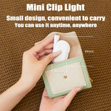 1-3PCS Mini Folder Clip Night Lamp Portable Book Night Light Eye Protection Desk Lamp Rechargeable For Bedroom Reading Lighting