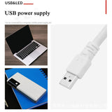 Smart Voice-activated Night Light Mini Portable USB LED Light Table Desk Lamp for Power Bank Camping PC Laptops Night Lighting