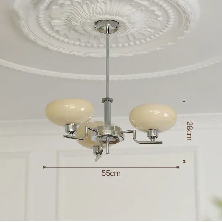 Retro Artistic Design Glass Pendant Light Ball Used in Bedrooms Study Rooms Living Kitchens  Island Chandelier Indoor Hanging
