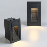 IP65 Outdoor Wall Sconce Lamp Waterproof LED Step Light Outdoor Recessed Stair Light Garden corridor LED Footlight