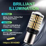 2x P21W PY21W Car LED Bulb Ba15s 1156 Bau15s T20 WY21W W21W 7443 High Power LED Signal Light Can bus No error Auto Reverse Lamp