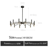 2026 Modern Design Art LED Chandelier Bedroom Restaurant Hanging Light Lighting Lustre LivingRoom Pendant Lamp Home Deco Fixture