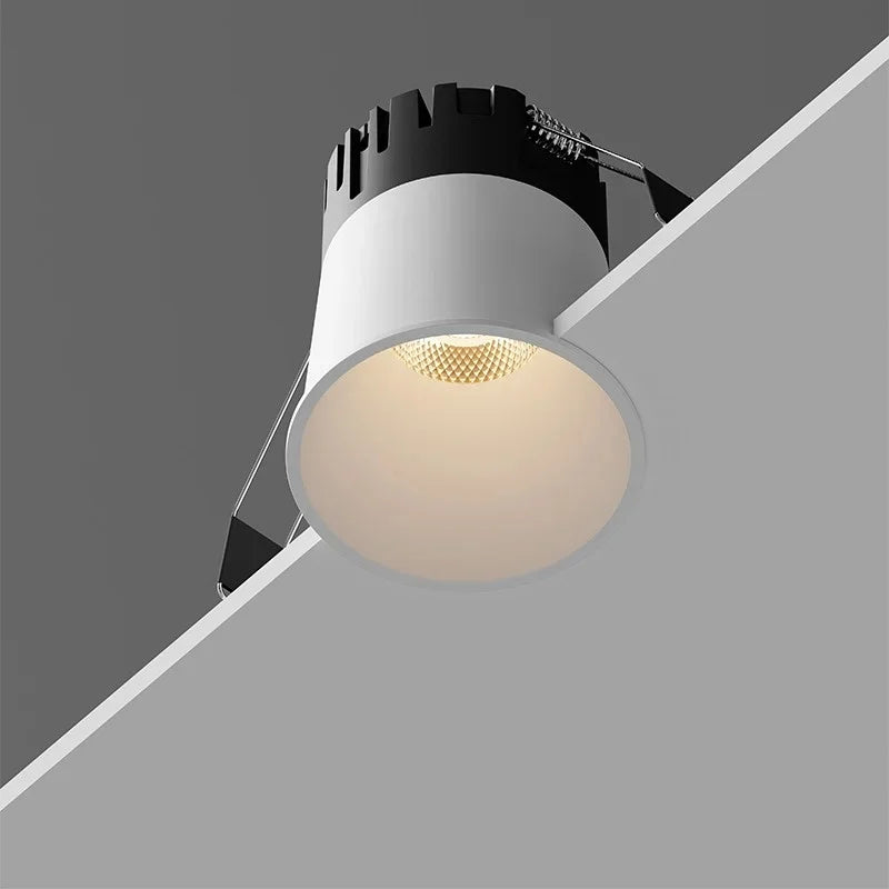Mini Anti-glare LED COB Spotlight Dimmable LED Downlight 18W 110V 220V Ceiling lamp For Indoor lighting