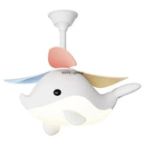2026 New Nordic Fan Pendant Lamp Creative Airplane Cartoon Fish Children's Bedroom Chandelier Personality Fan Light Fixture
