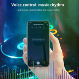 Ambient Lights Outdoor Smart USB App Control Strip Lights Color Changing Launch Effect Remote Music Sync LED Lights For Bedroom