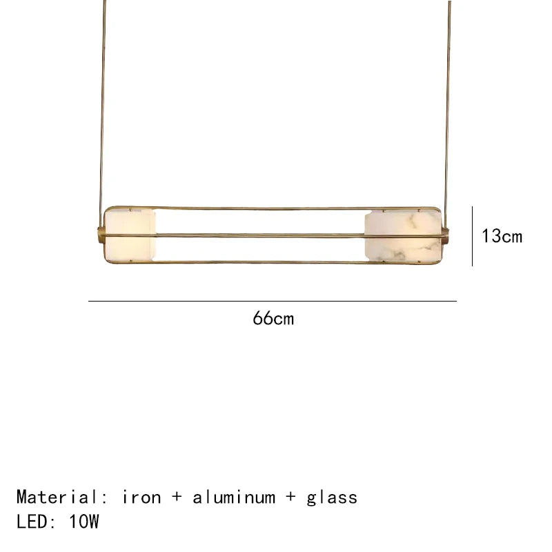 Indoor Art Deco Chandelier White Glass Gold Black Metal For Hotel Hall Dining Room Kitchen Bar Hanging Lamp