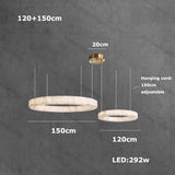American Marble Black Chrome Gold Dimmable LED 2026 Chandelier Lighting Lustre Suspension Luminaire Lampen For Living Room