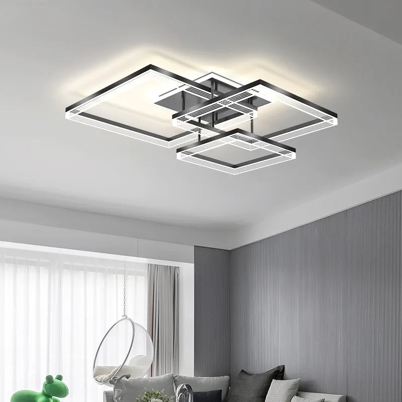 Nordic Living Room Pendant Light Luxury Ring Bedroom Lamp Modern Designer Lustre Home Decor Simple Dining Room Circle Chandelier