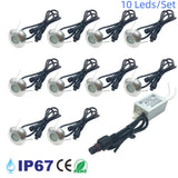1W Outdoor Embedded LED Stairs Light - IP67 Waterproof Step Wall Lamp
