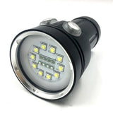 FUNNYDEER A10 LED 7000LM 100W 18650 Diving Light Highlight Torch Diving Flashlight Underwater 100M Waterproof Video Camera Light