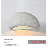 2026 Wabi-Sabi Pendant Lamp - Organic Textured Hanging Light for Dining Table