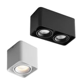 LED Ceiling light COB Spotlight Dimmable Anti-glare 9W 15W 1-2 head Swing 30° and rotate 180° Ceiling Lamp 85-265V Home business