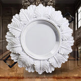 White Feather Resin LED Recessed Downlight - Adjustable Angle Art Ceiling Spotlight Fixture for Living Room, Office & Restaurant Decor
