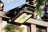 Mini Solar Clip Light with PIR Motion Sensor - Soft Warm Glow Outdoor Fence Lamp