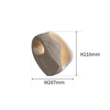 Wabi Sabi Style Cement Wall Lamp, Japanese Style Creative Wall Light for Art Hotel Livingroom Background Bedroom LED Lighting