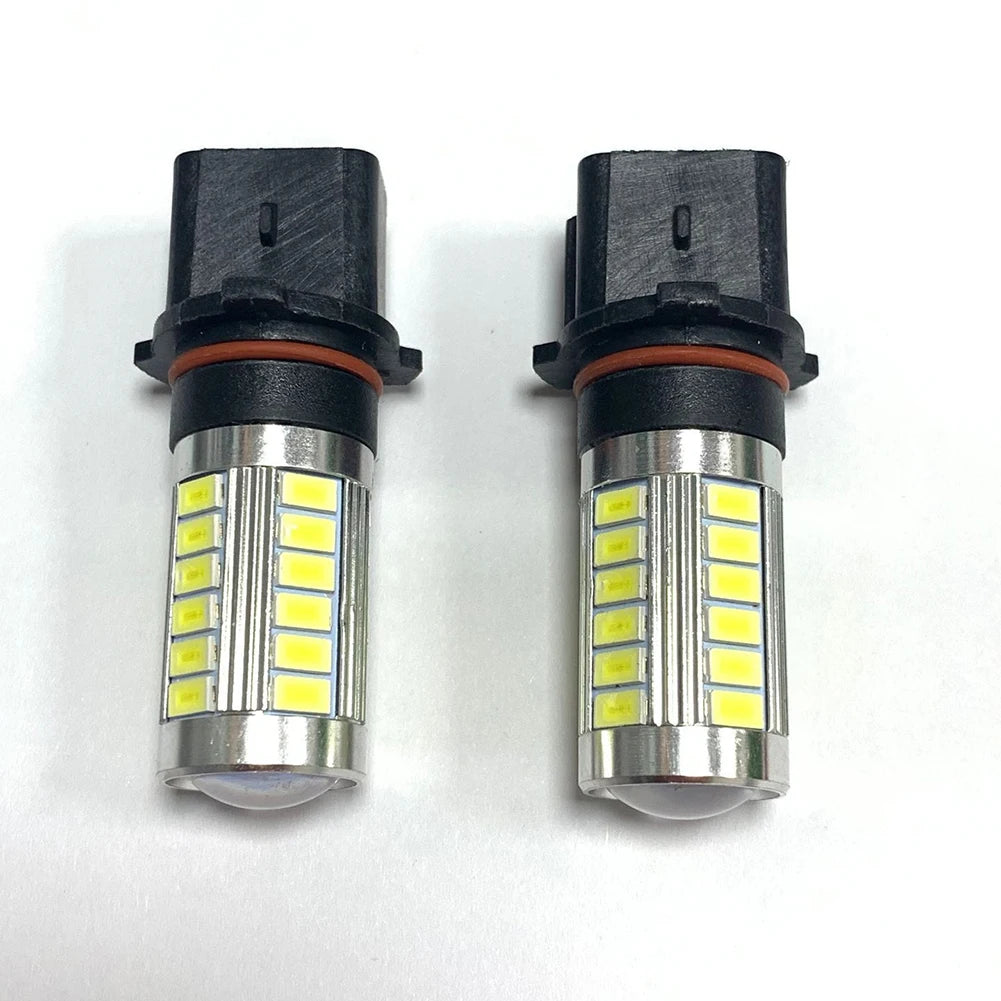 2x P13W White LED Bulb Fog Daytime Running Light DRL For A4 B8 For Toyota For BWM For Benz 12v 9w LED Fog Lights Replacement