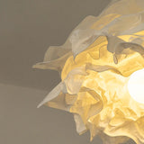 Modern Cloud Paper Pendant Light - White Floating Ceiling Chandelier Lamp Fixture for Living Room, Bedroom, Study, Hotel & Shop Decor