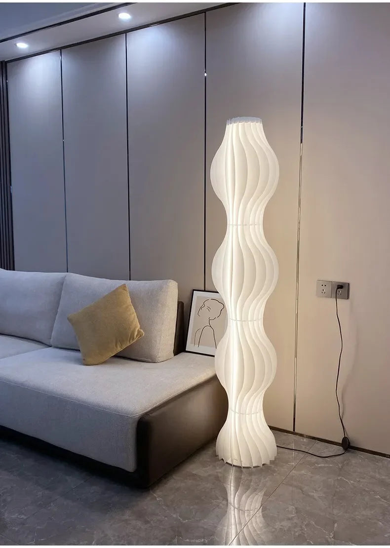 Modern Nordic Grass Skirts LED Floor Lamps Living Room Bedroom Lighting Decor Lustre Floor Lights Indoor Bedside Lights Fixture