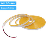 12V/24V Waterproof Flexible LED Neon Strip Light (6x12mm Silicone Rope) - DIY Neon Sign Light with DC Plug / 2-Pin Wire Option