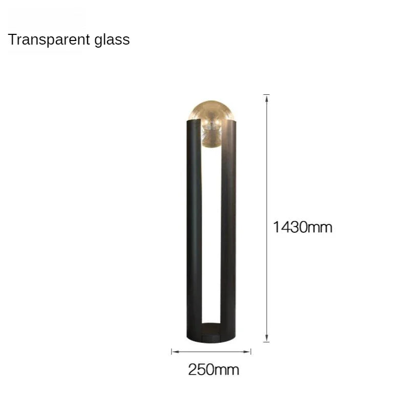 Luxury Black Iron LED Floor Lamp - Nordic Minimalist Standing Light & Desk Lamp Fixture for Living Room, Hotel & Bedroom Bedside