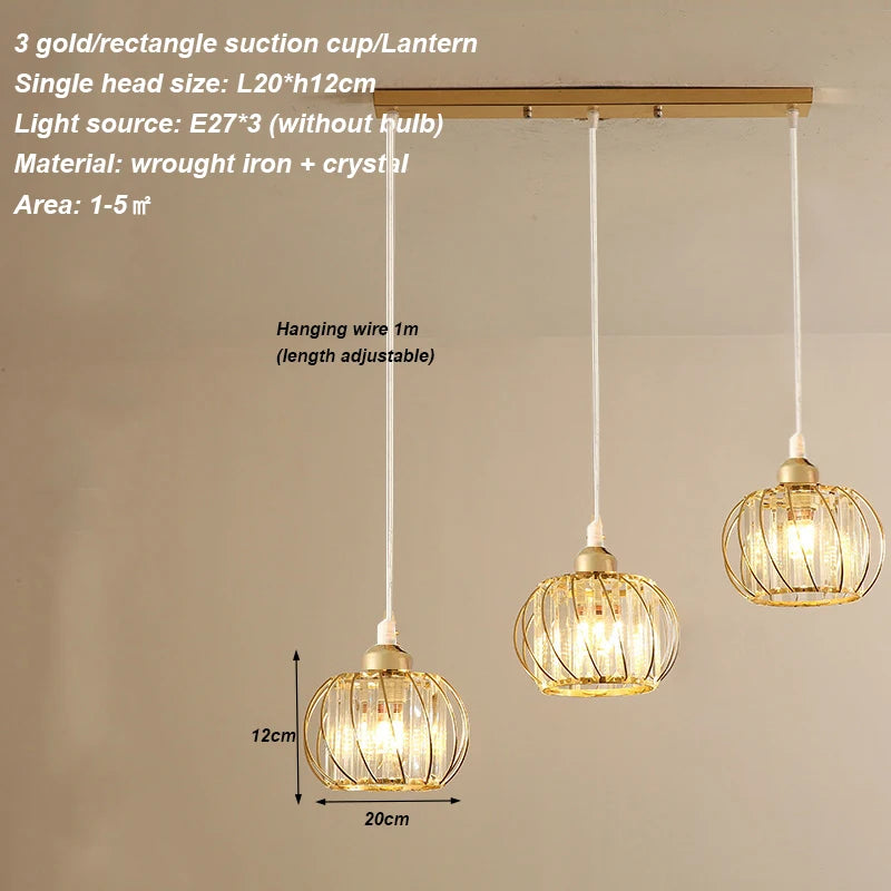 Modern crystal chandelier living room ceiling chandelier bedroom ceiling lamp hallway porch chandelier balcony foyer lighting