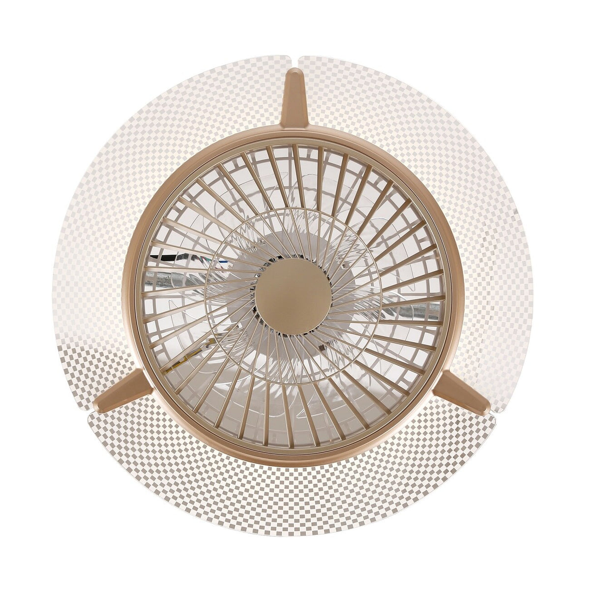 Ceiling Fan With LED Light Lamp Remote Control Flush Mount 110V For Living Room Dinning Room (Ships From USA)