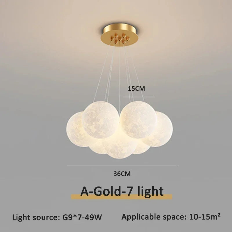 Modern Bubble Hanging Chandelier - Nordic LED Pendant Light Fixture
