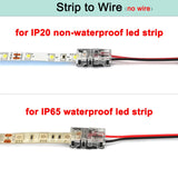 2/3/4/5/6 Pin LED Strip Connectors Waterproof LED Connector Terminal For 8mm 10mm LED Strip Light WS2811 WS2812B LED Strip