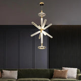 Nordic Luxury Art Glass Chandelier Creative Bar Villa Hotel Clubhouse Restaurant High End Pendant Lamp Home Decor Lighting