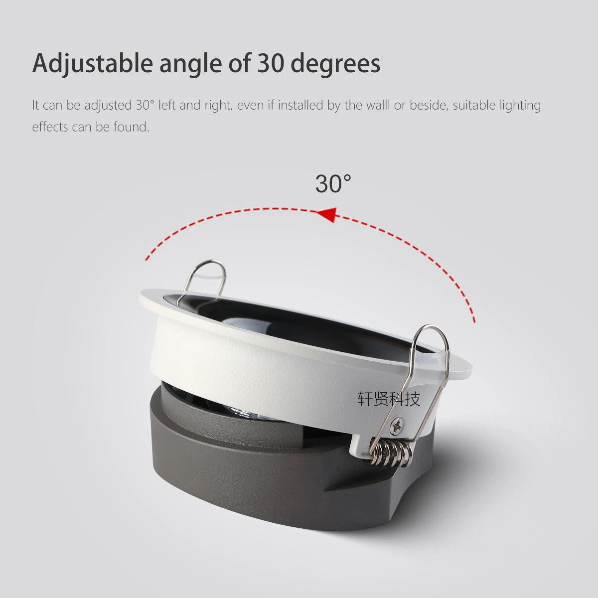 DC24V Constant Pressure Recessed LED Spotlight 5W 7W 9W 15W Round Ra93 Downlight for Tuya Zigbee BLE DALI DT8 Matter KNX System