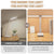 LED Desk Lamp 3 Levels Dimmable Touch Table Lamp USB Rechargeable Eye Protection Foldable Reading Night Light For Bedside Desk