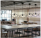 Artistic Iron Art Fish Pendant Light - Retro Single-Head Decorative Ceiling Lamp