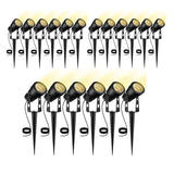 Aluminium LED Garden Lighting 5W Outdoor Spike Lawn Lamp Waterproof Lighting Led Spotlights 0.5 Meter Wire AC110V 220V DC12V 24V