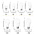 10PCS AC220V Led Bulb Lamps E27 E14 B22 Light Power 3W-20W No strobe 3000K 4000K 6000K Table lamp Nightstand Light Bulb