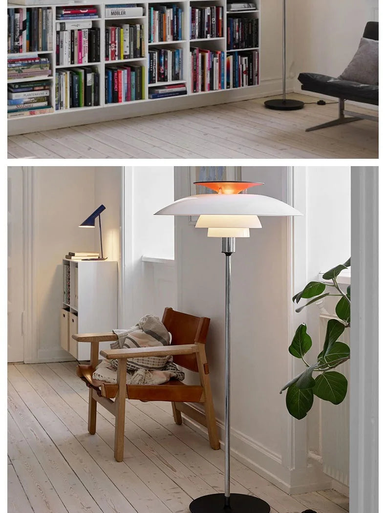 Denmark Louis Poulsen PH80 Floor Lamp Designer Model Room Personalized Creative Bedroom Living Room Lighting