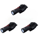 X400 Mini Pistol Flashlight with Strobe Mode - Compact LED Weapon Light for Picatinny & GL Rails