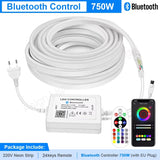 RGB Smart LED Neon Strip Light 220V - Waterproof Flexible Ribbon Tape