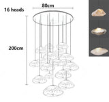 Modern home decoration led light, stair chandelier, living room hanging light, dining room chandelier, indoor lighting