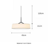 Modern Designer Fabric Pendant Light For Dinning Room Nordic Pendant Lamp Bedroom Decoration Hanging Lightiing  Fixture