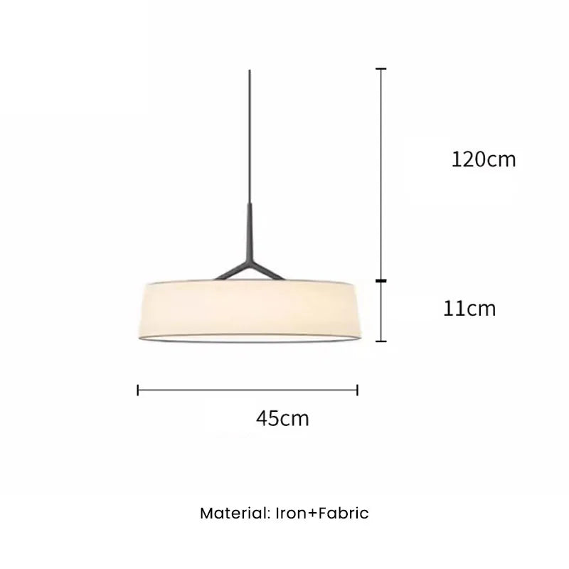 Modern Designer Fabric Pendant Light For Dinning Room Nordic Pendant Lamp Bedroom Decoration Hanging Lightiing  Fixture