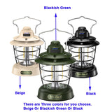 LED Tent Night Light Handle Camping USB Rechargeable Bulb Outdoor Portable Lamp Emergency Lantern With Infinite Dimming Function