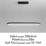 Modern LED Pendant Light Minimalism Line Lamp For Living Room Dining Room Bedroom Hanging Chandelier Home Decoration Lighting