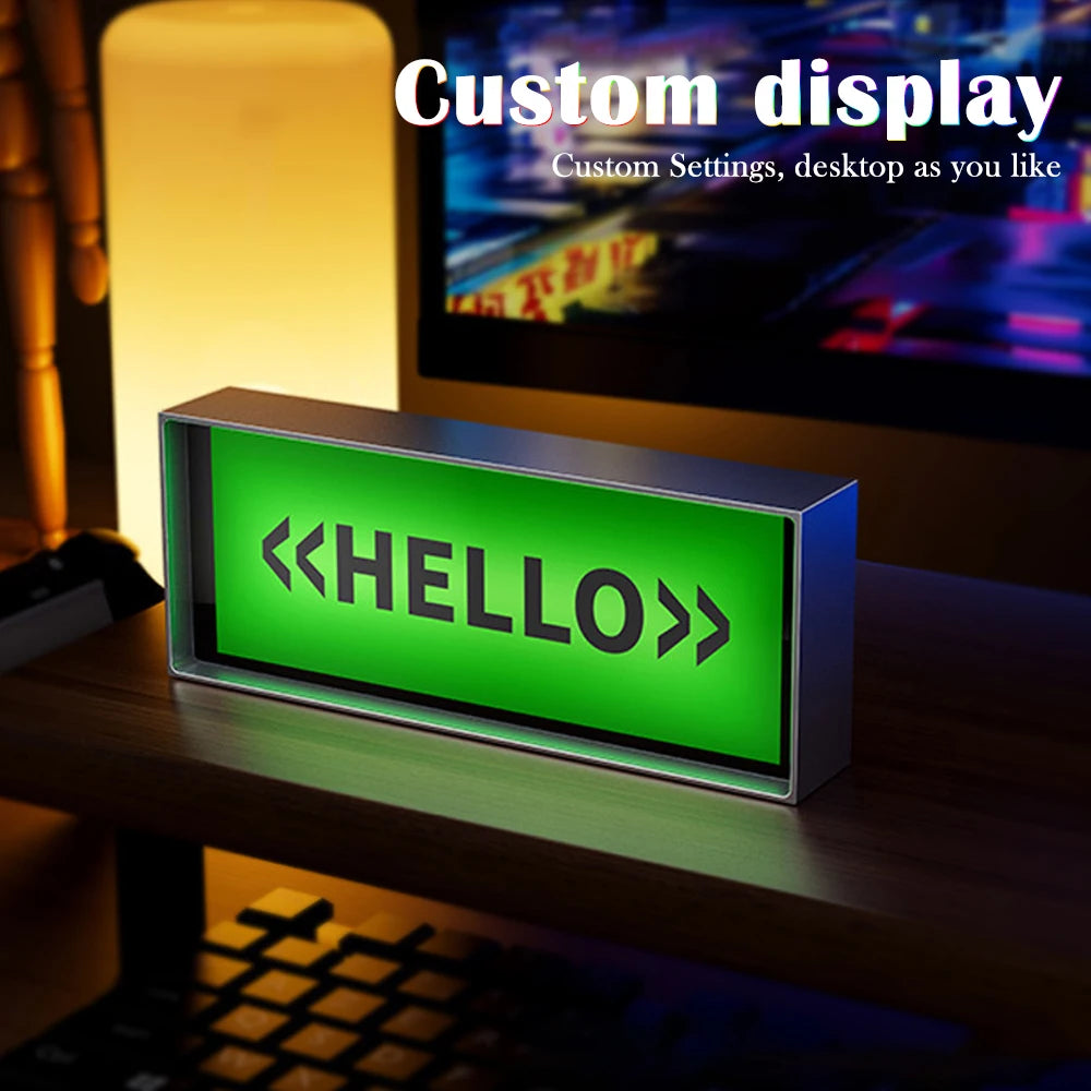 Smart Bluetooth Quantum Clock Night Light APP Control DIY Alarm Clocks Desk Decoration Light For Gaming Room Bedroom Decor