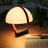 Italian Minimalist Glass LED Floor Lamps Creative Personality Semicircle White Table Lights Bedroom Bedside Study Hotel Ornament