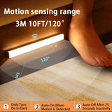 Under Cabinet Lights Motion Sensor Night Light Rechargeable Wireless LED Lamp  Bedroom Kitchen Closet Staircas Home