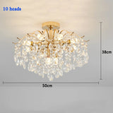 Modern Luxury Crystal Ceiling Chandelier For Living Room Dining Room Bedroom Ceiling Lamp LED Lights Home Appliance AC85-260V