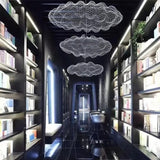 Danish Mesh Cloud Iron Restaurant LED Ceiling Pendant Lights Golden for Dinning Living Room Hanging Luminar Lamp Home Decor Lamp
